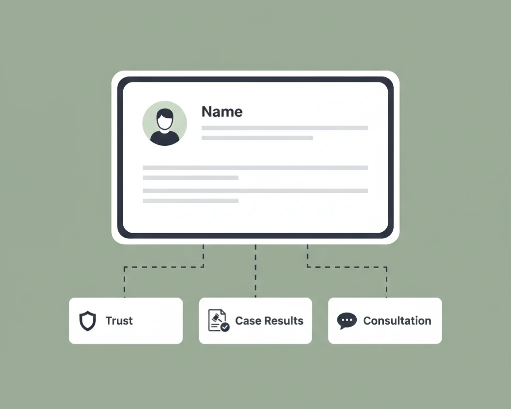 Attorney Bio Page EEAT Conversion