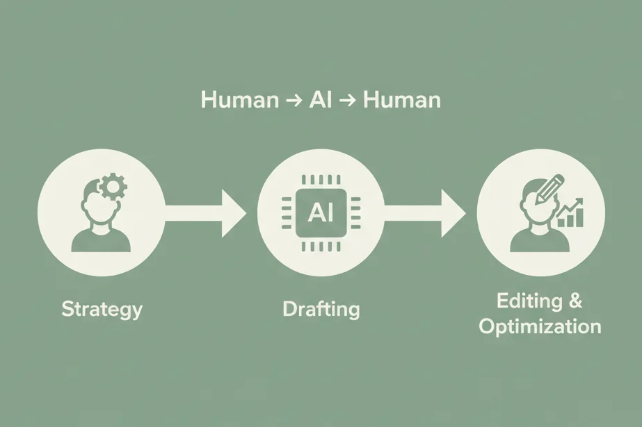 Human AI Content Workflow