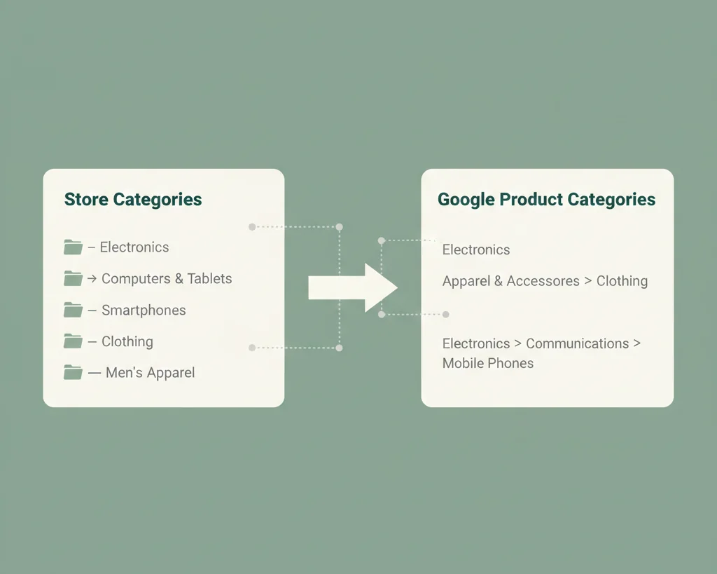 Magento Category Google Product Taxonomy Mapping