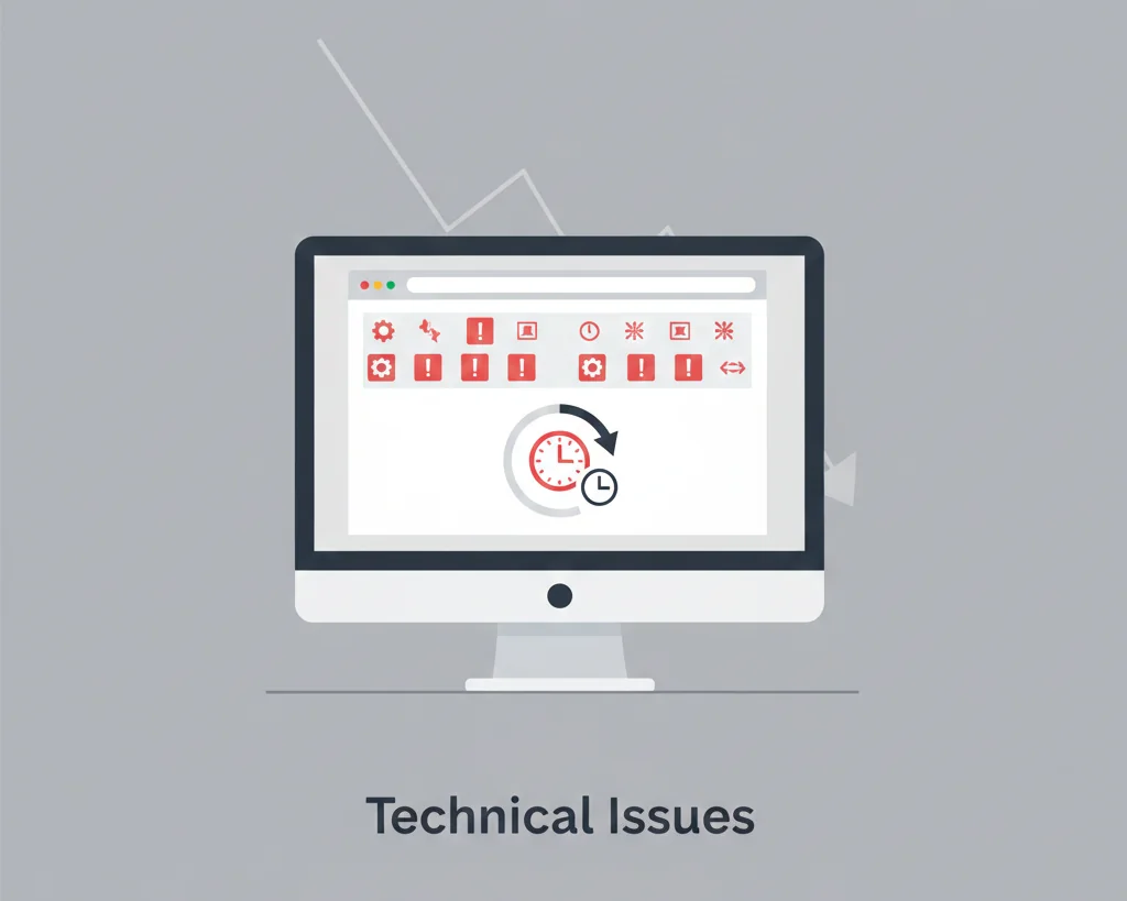 Poor Agency Website Technical Issues Red Flag