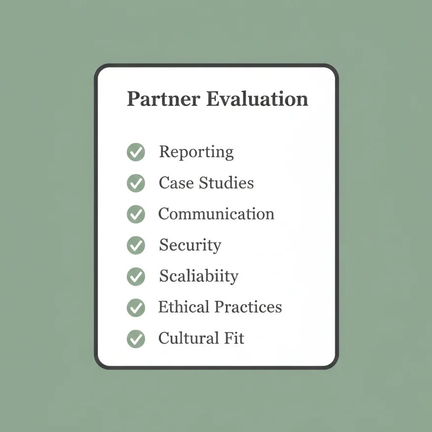 White Label Partner Vetting Checklist