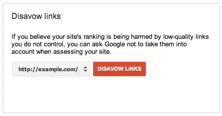 Disavow Harmful Links