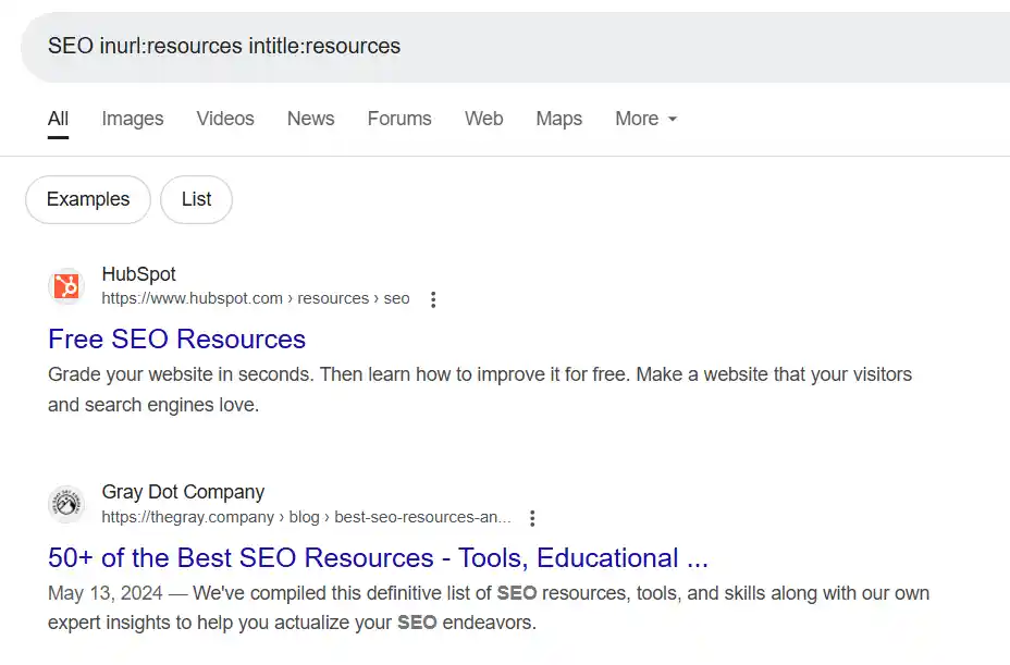 Find Broken Links on Resource Pages
