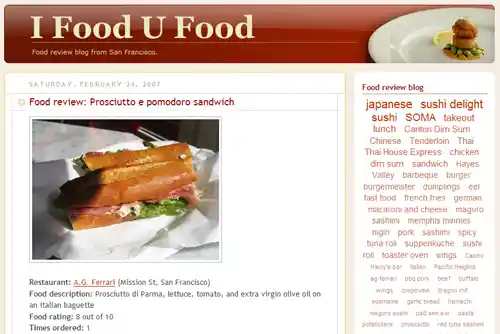 local food blogger