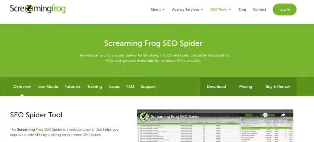 Screaming Frog SEO Spider