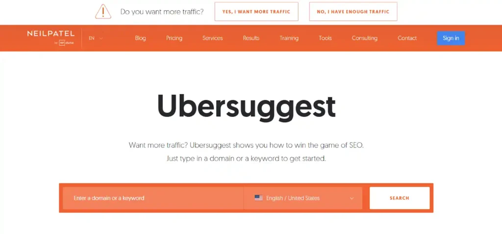 Ubersuggest