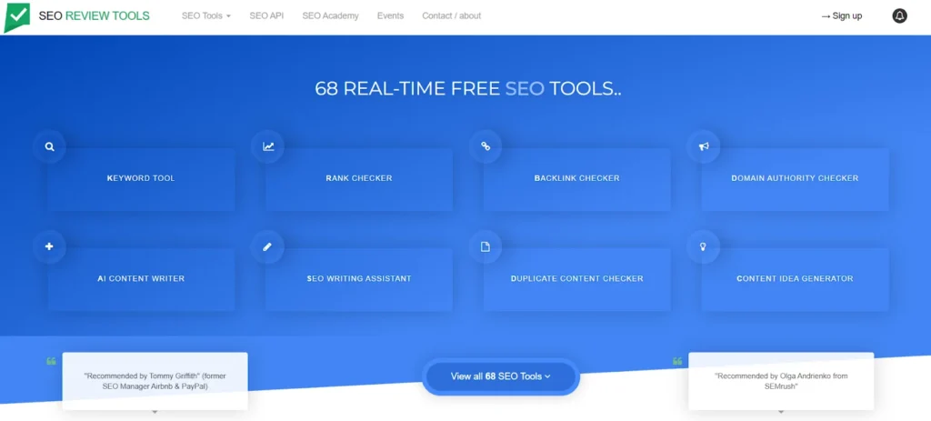 SEO Review Tools