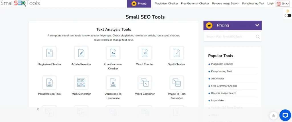 Small SEO Tools