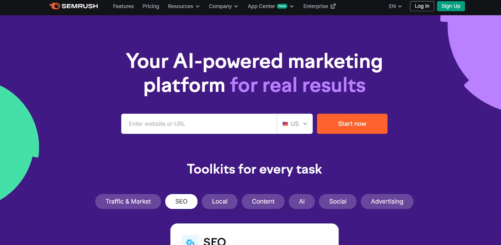Ai Powdered marketing platform for real results