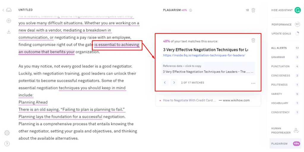 Plagiarism Checker