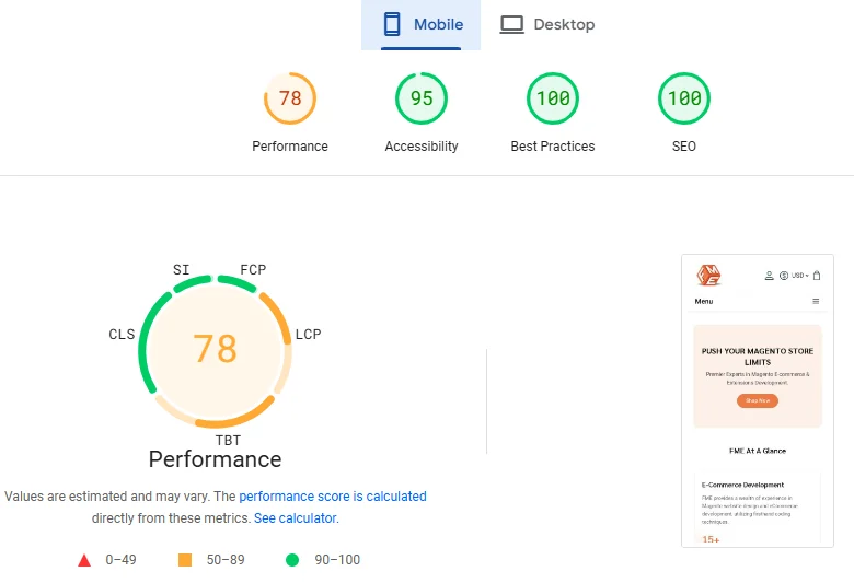 Mobile Optimization Metrics