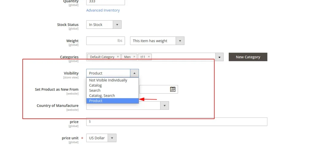 Product Search Visibility