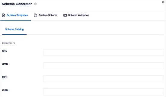 Schema Generator