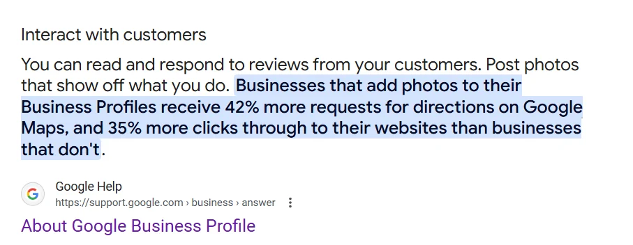 Interact with customers 