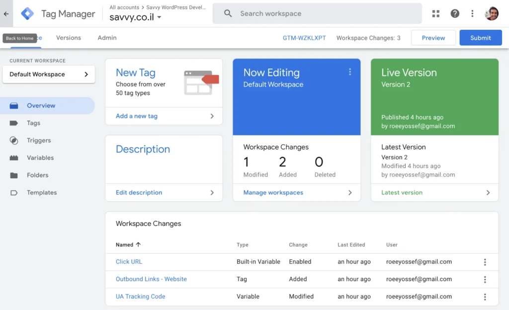 Google Tag Manager (GTM)