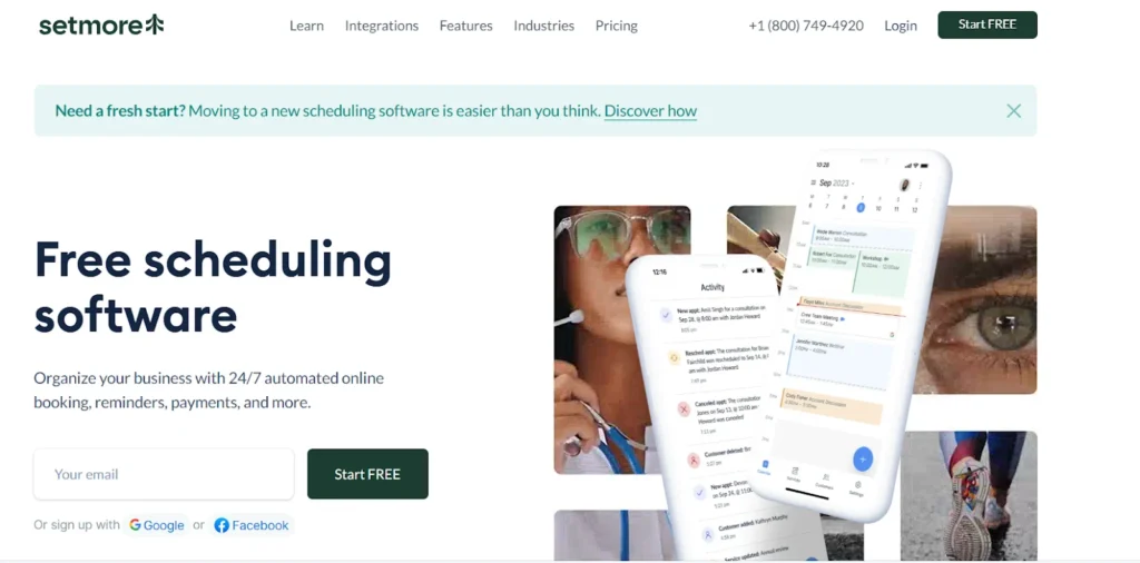 Free scheduling software