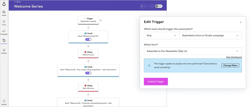 Automation Workflows and Drip Campaigns
