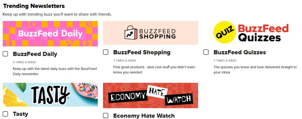 Personalized Content Newsletter