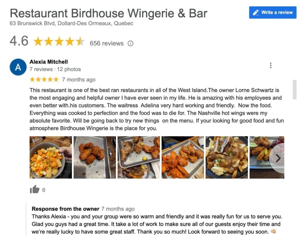 Restaurant Birdhouse Wingerie & Bar