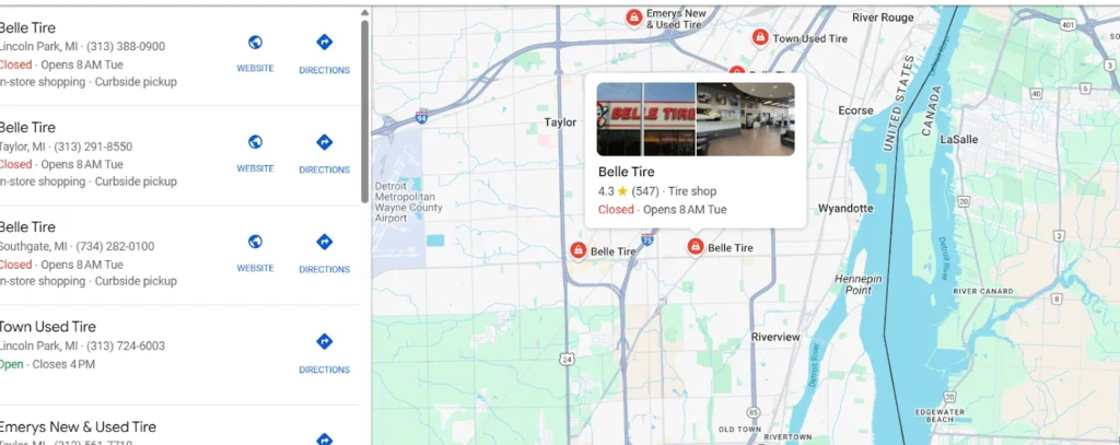 Belle Tire – Midwest US