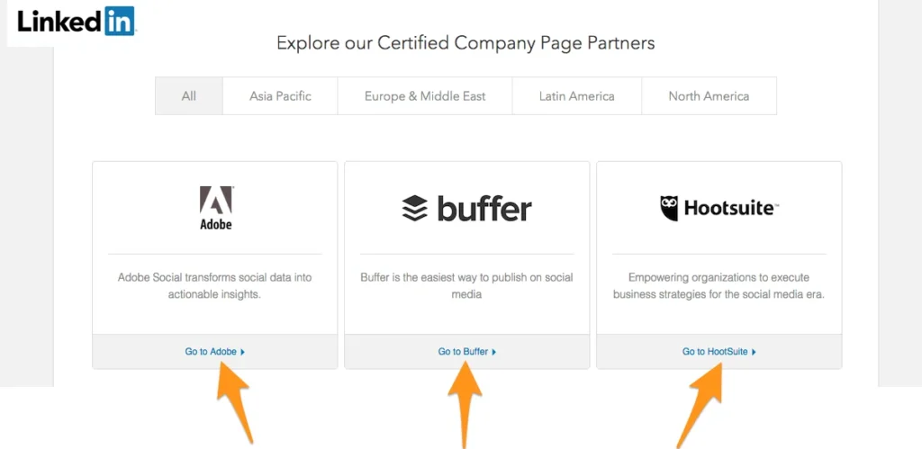 Explore our Certified Company Page Partners