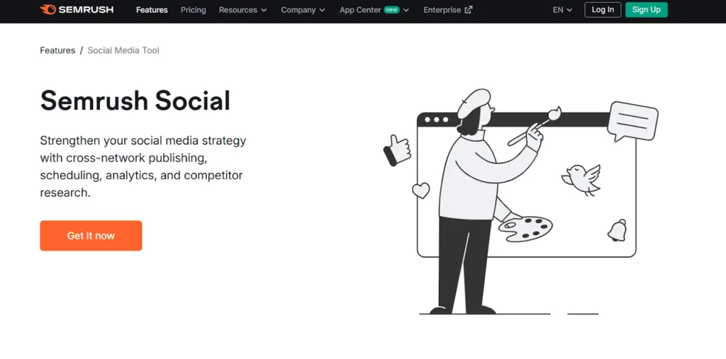 SEMrush Social Tracker