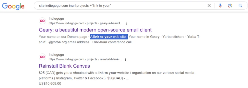 The Link Exchange Behind Donations