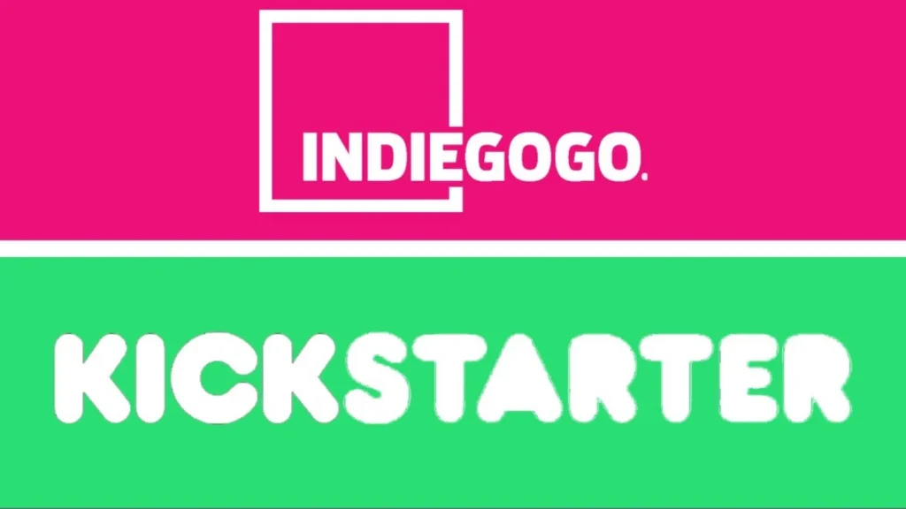 Kickstarter and Indiegogo