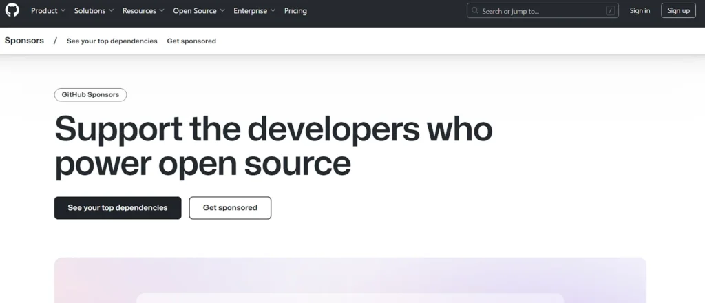 GitHub Sponsors