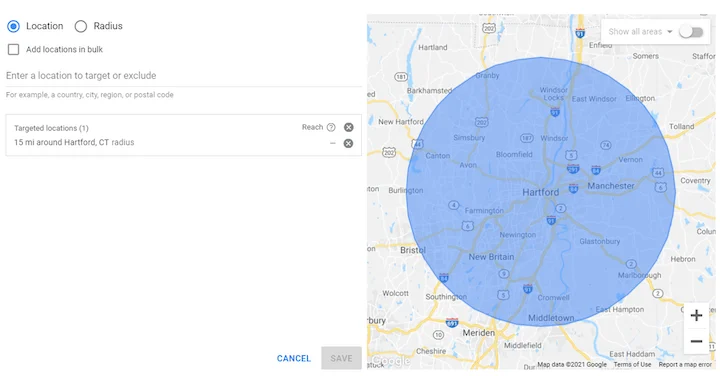 Geographic Targeting
