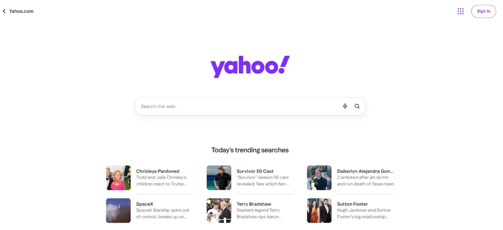 Yahoo Search