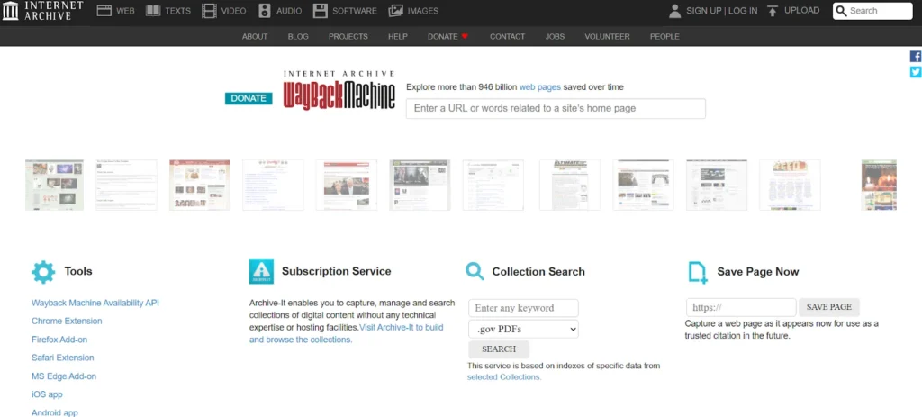 Wayback Machine
