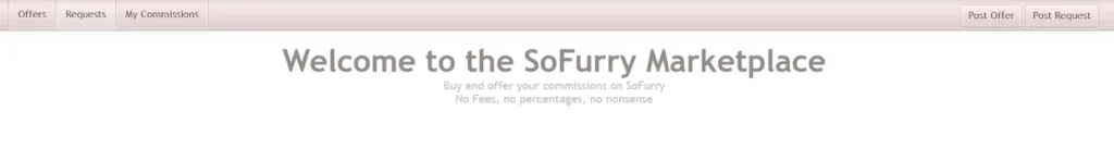 Welcome to the SoFurry Marketplace
