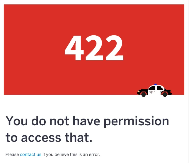 422 Status Code