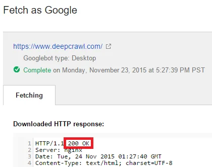 HTTP Status Code 200
