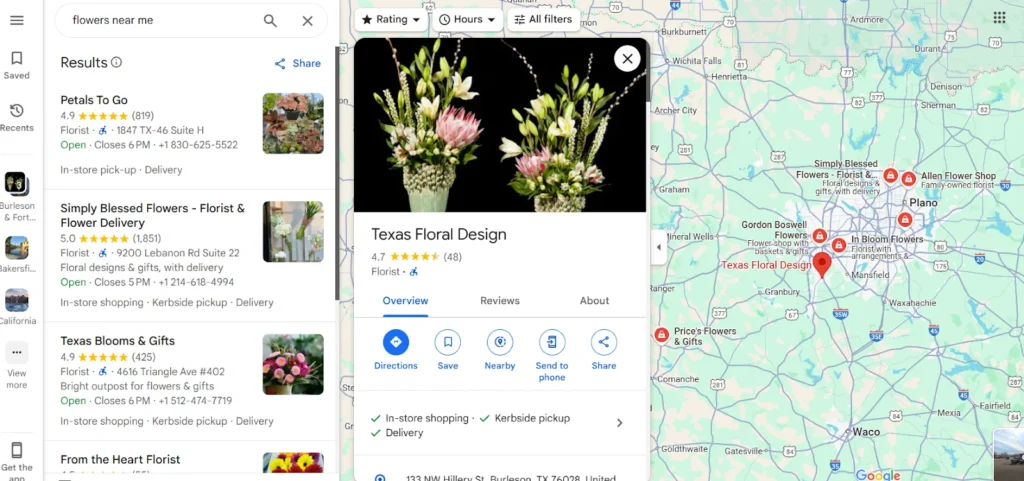 Google Map Place Review