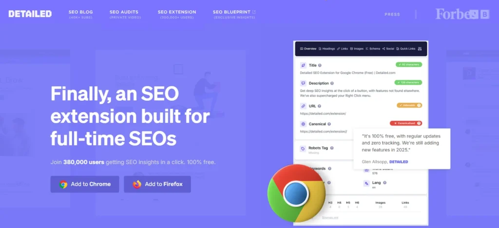 Detailed SEO Extension