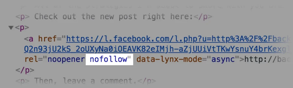 NoFollow and Sponsored Attributes