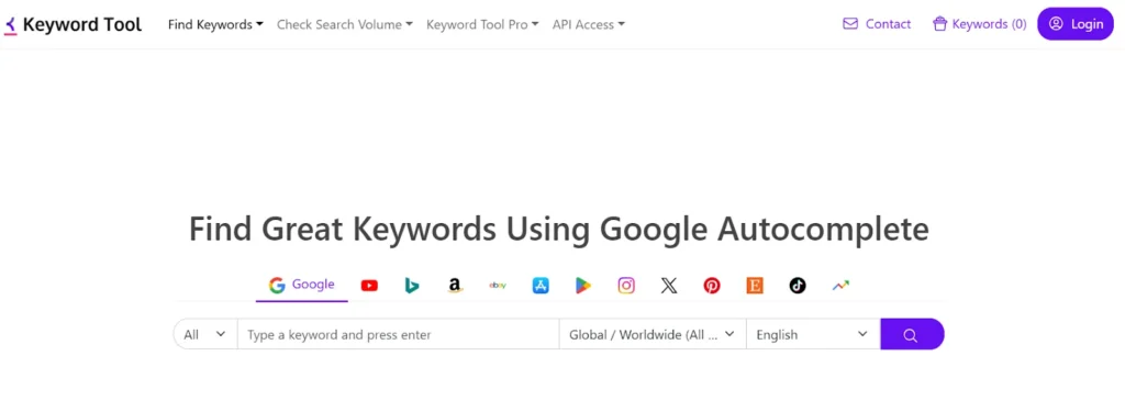 KeywordTool.io